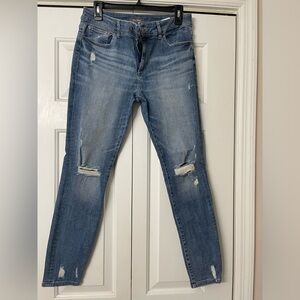 DL1961 | frayed skinny jeans